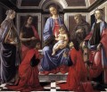 聖母子と六聖人 サンドロ・ボッティチェリ
